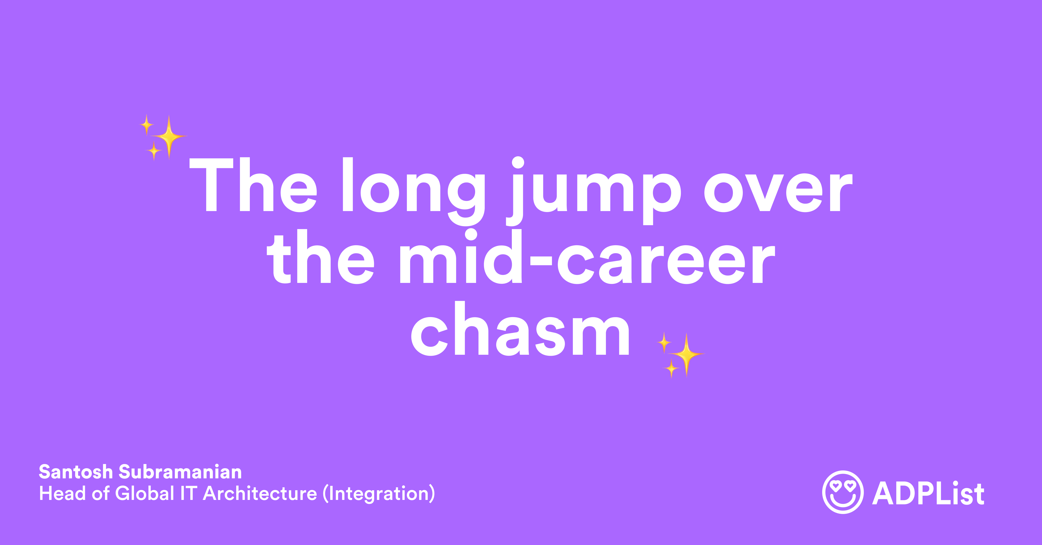 The long jump over the midcareer chasm